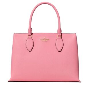 New Kate Spade Rae Medium Satchel Saffiano Grapefruit Soda
